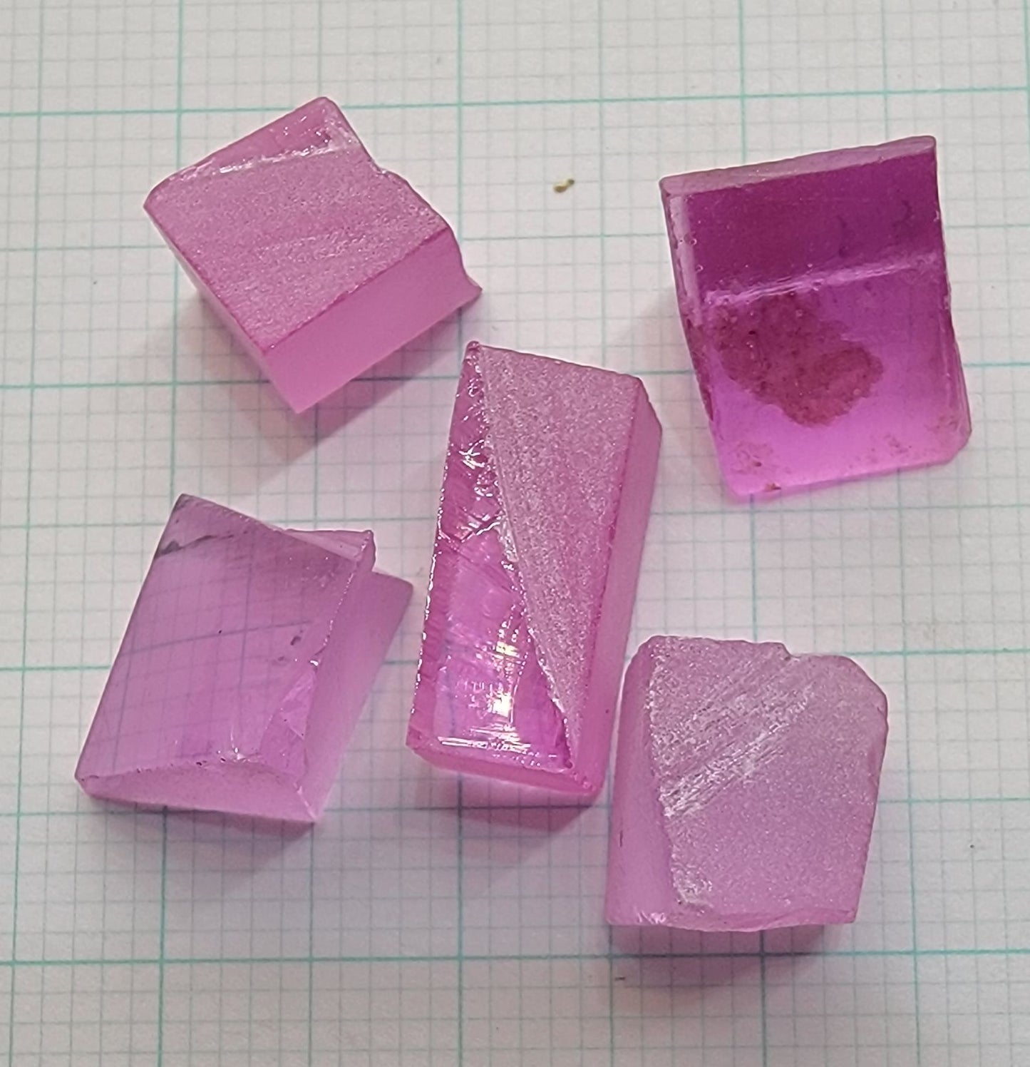 SDI/'Star Wars' Laser Ruby Facet Rough, Cold War Ruby