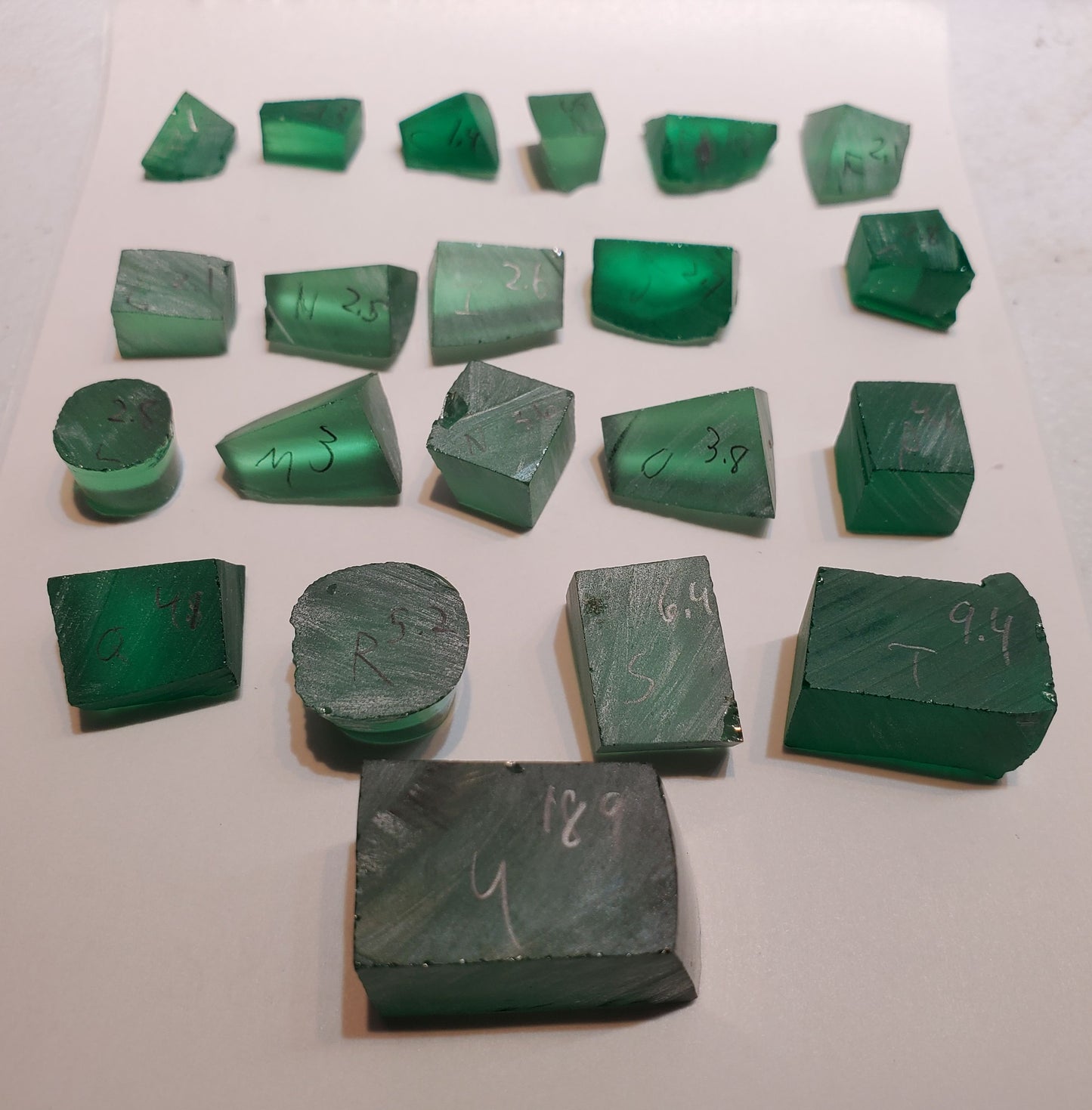 Space Laser Garnet Facet Rough, Nd+Cr YAG