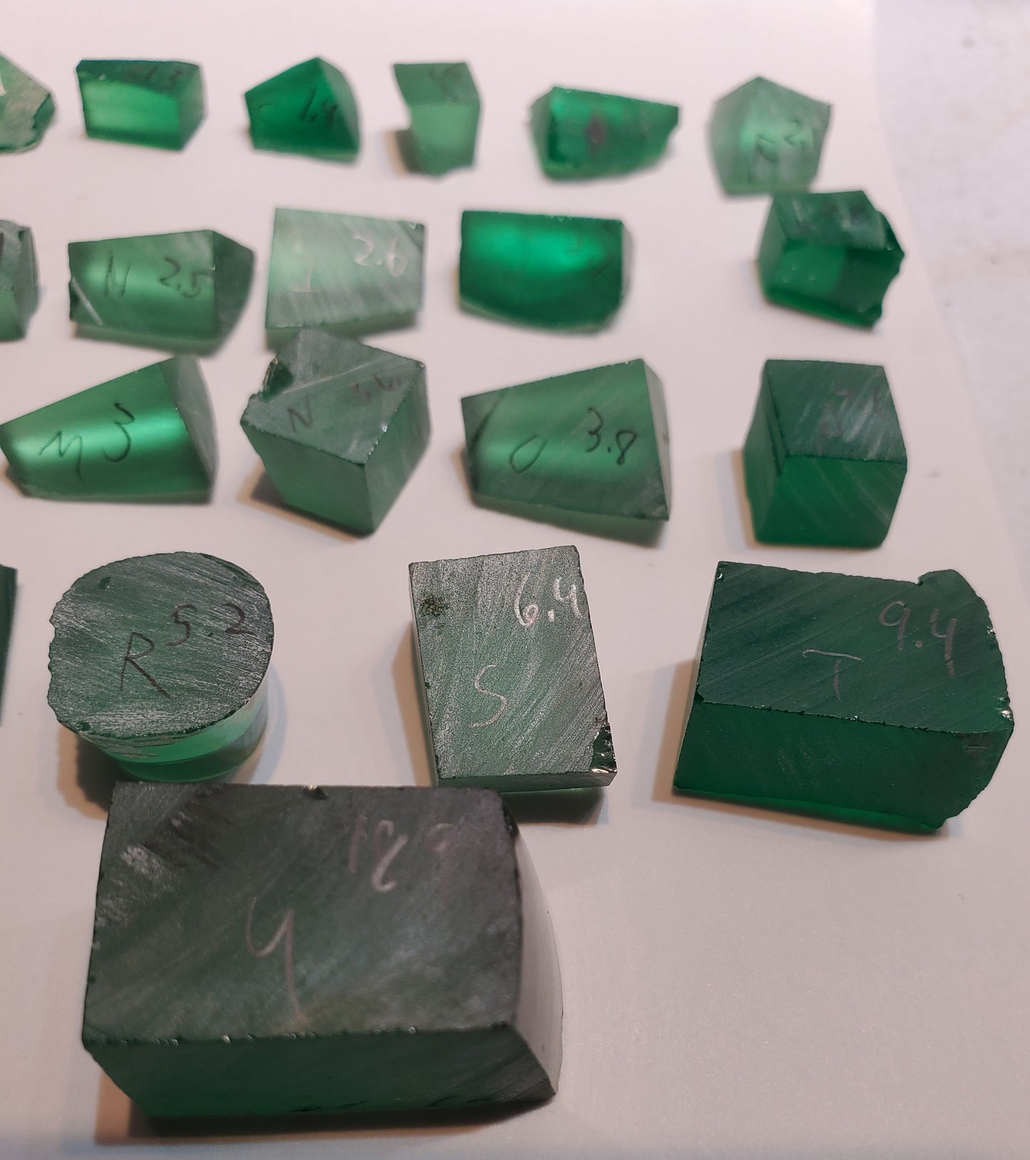 Space Laser Garnet Facet Rough, Nd+Cr YAG