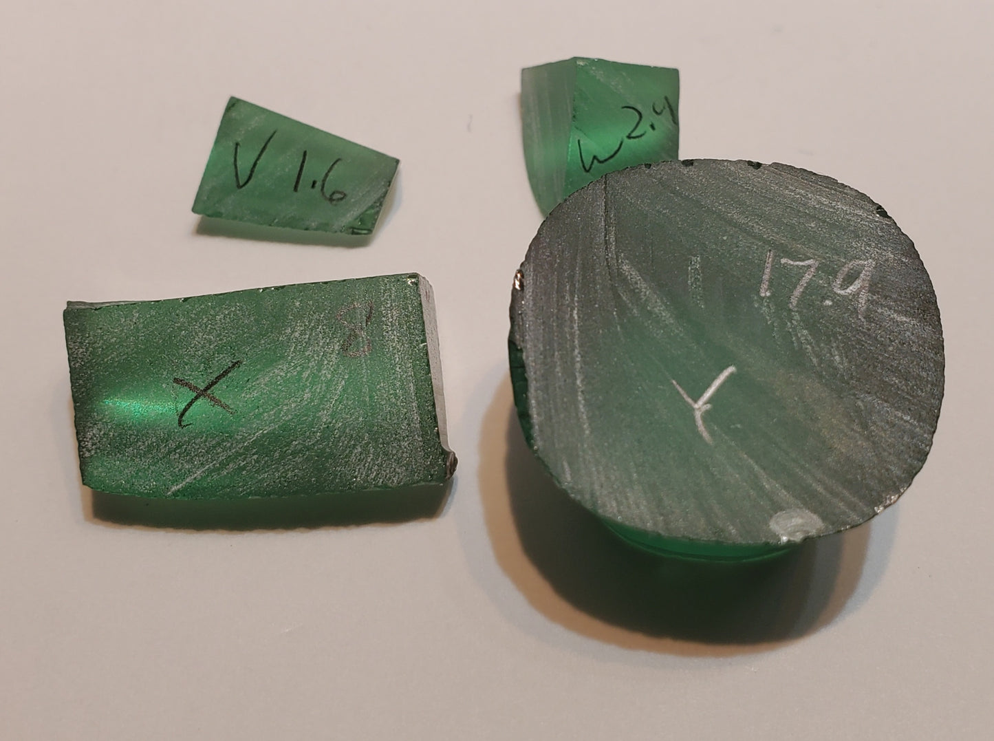 Space Laser Garnet Facet Rough, Nd+Cr YAG