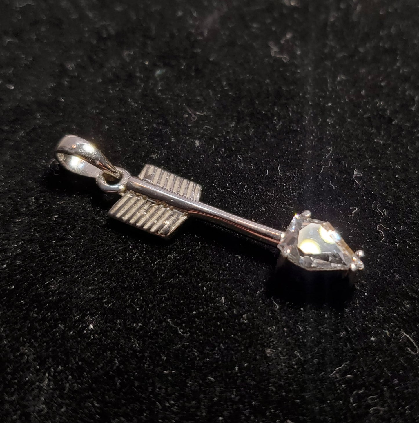F-35 Fighter Jet Window Sapphire Pendants in Sterling with Custom Sensor Cut (F35 Gem)