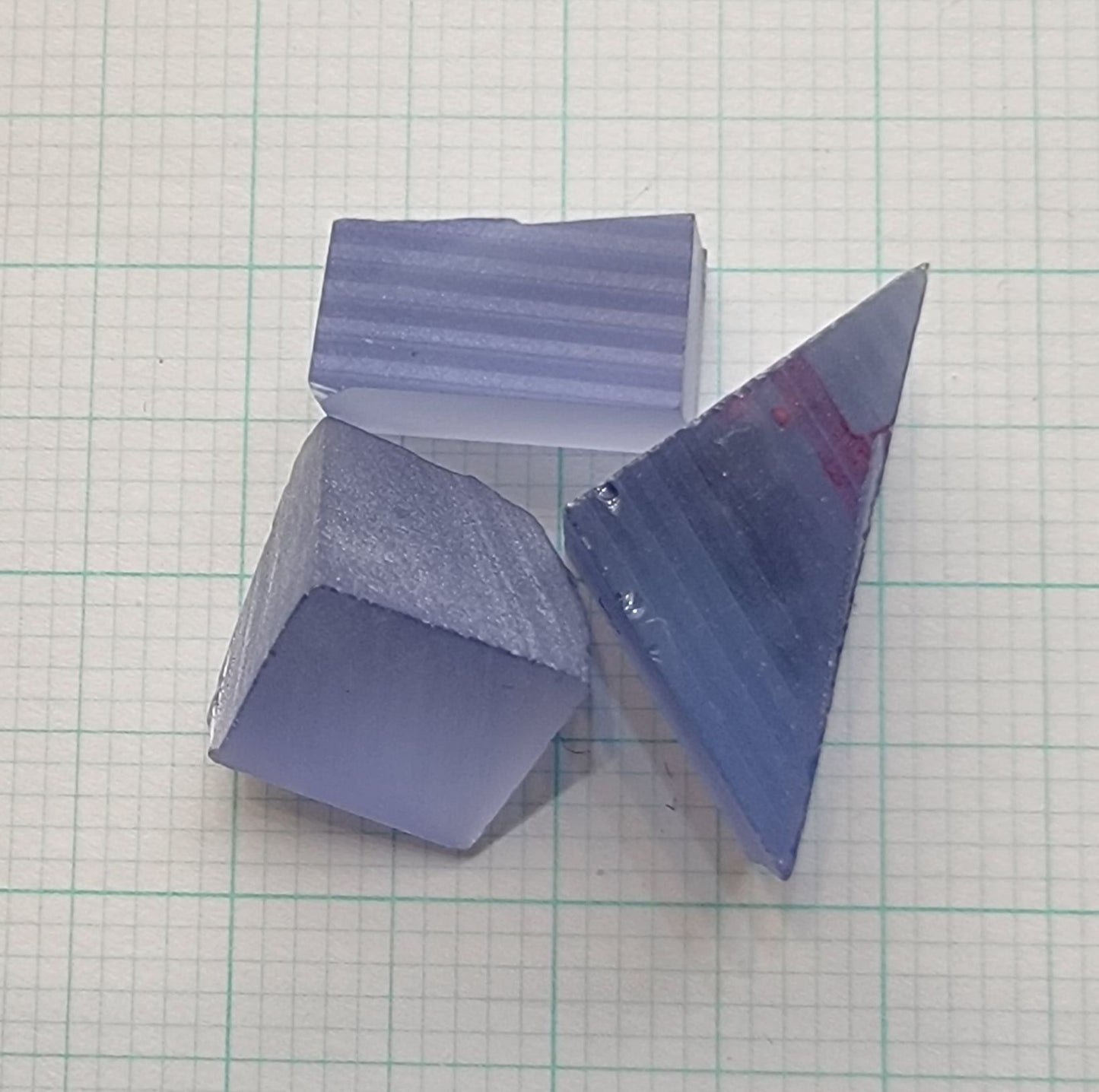 Blue Sapphire Rough, Czochralski Grown Sapphire Crystals