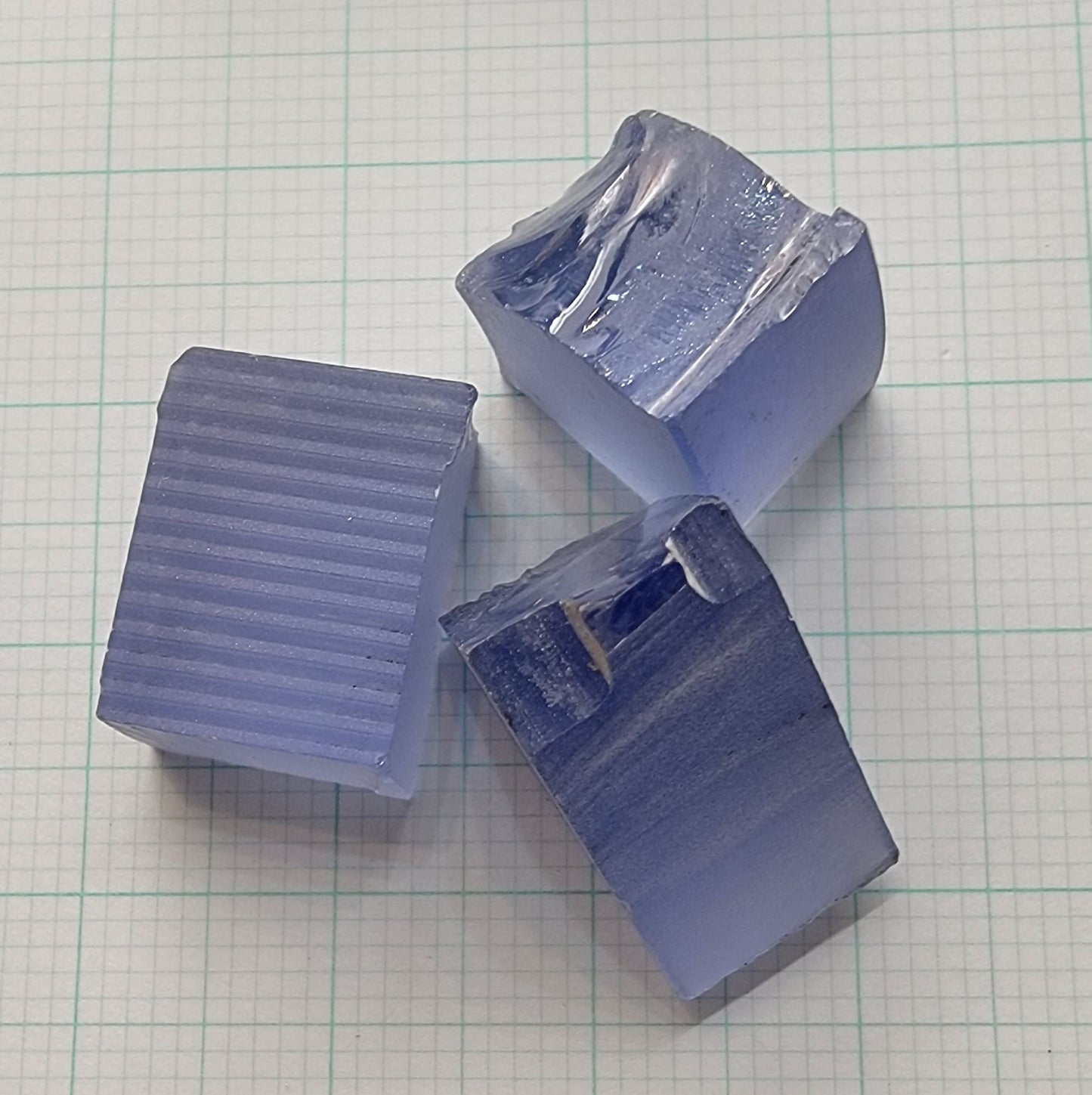 Blue Sapphire Rough, Czochralski Grown Sapphire Crystals