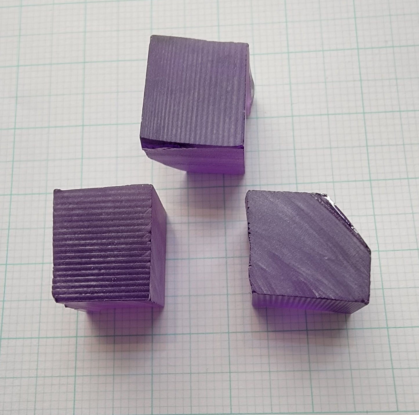 Purple Sapphire Rough, Czochralski Grown Fancy Sapphire Crystals