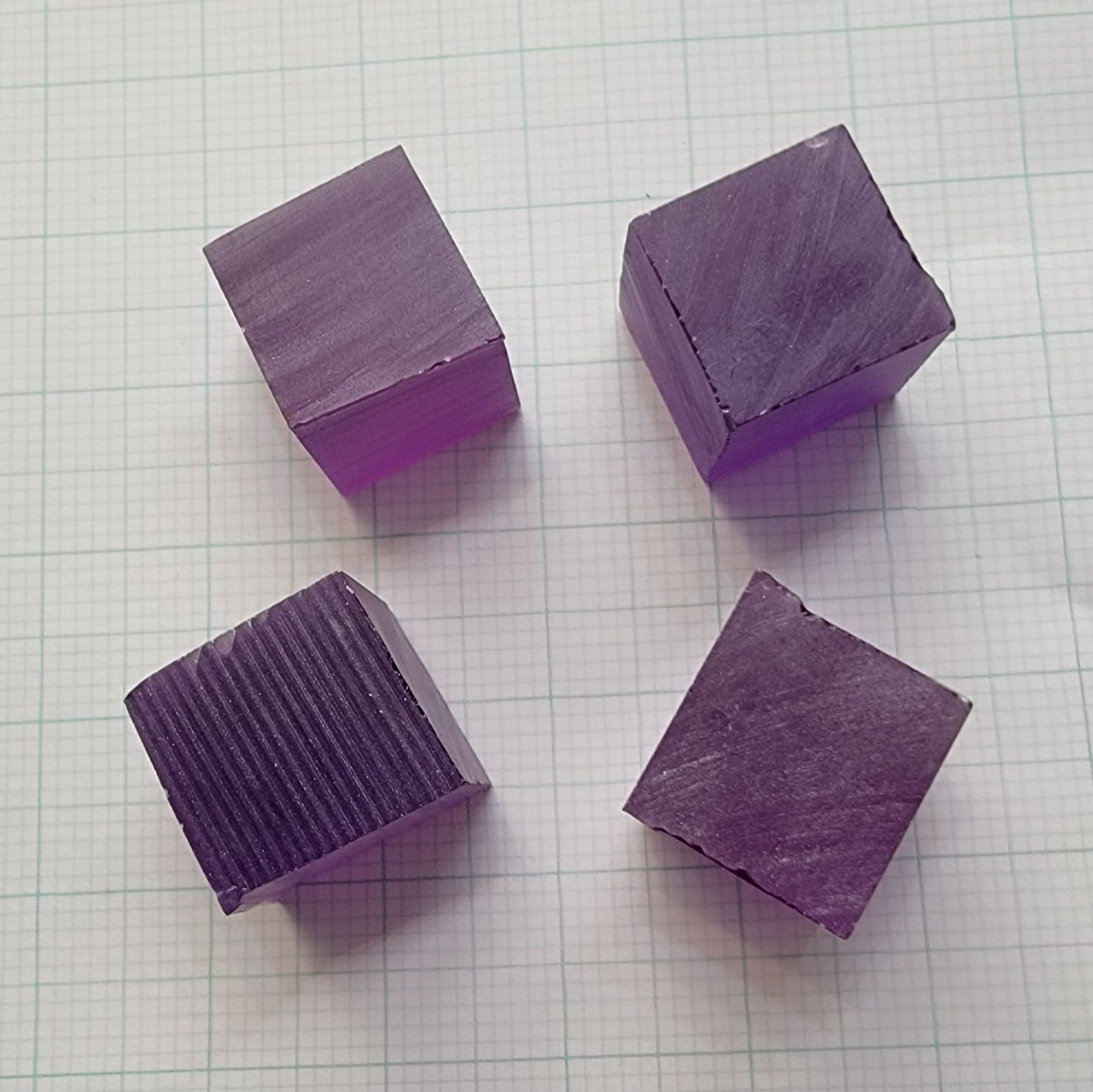 Purple Sapphire Rough, Czochralski Grown Fancy Sapphire Crystals
