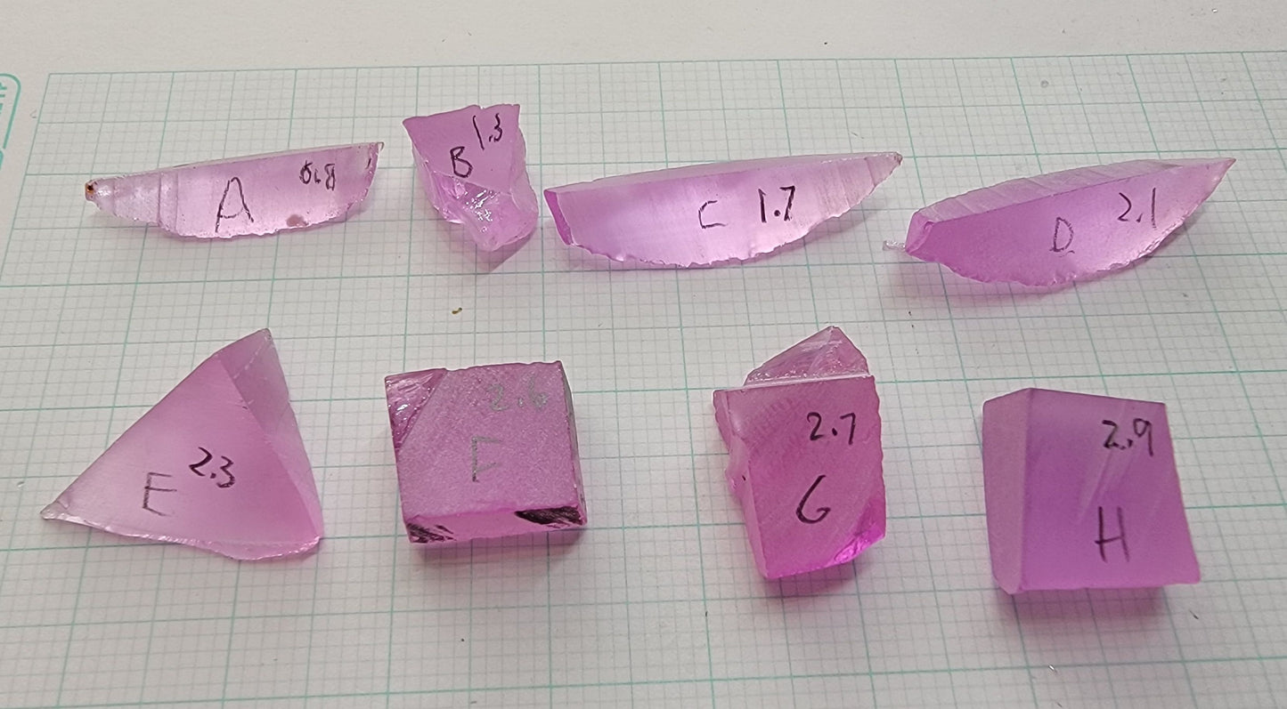 SDI/'Star Wars' Laser Ruby Facet Rough, Cold War Ruby