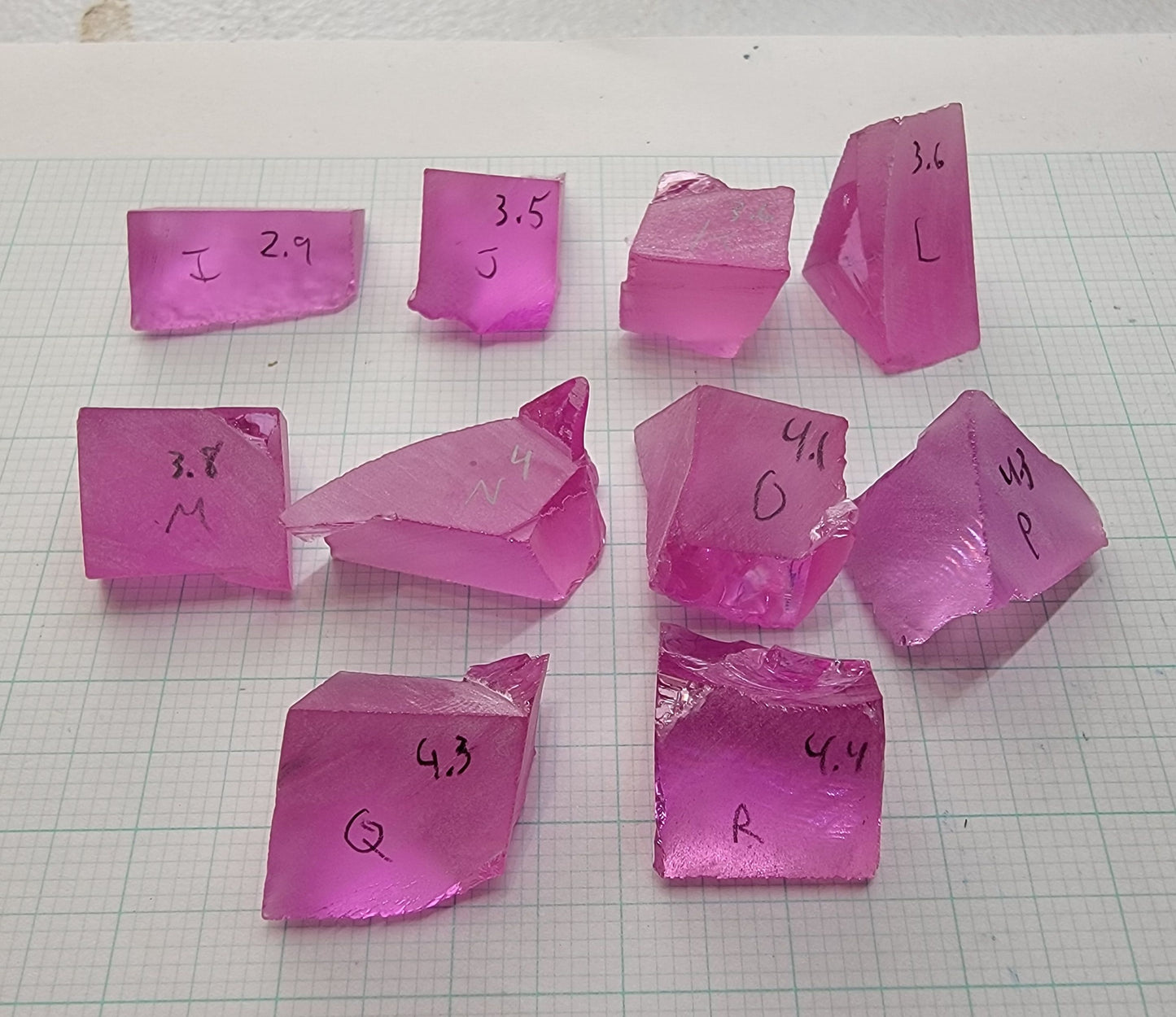 SDI/'Star Wars' Laser Ruby Facet Rough, Cold War Ruby