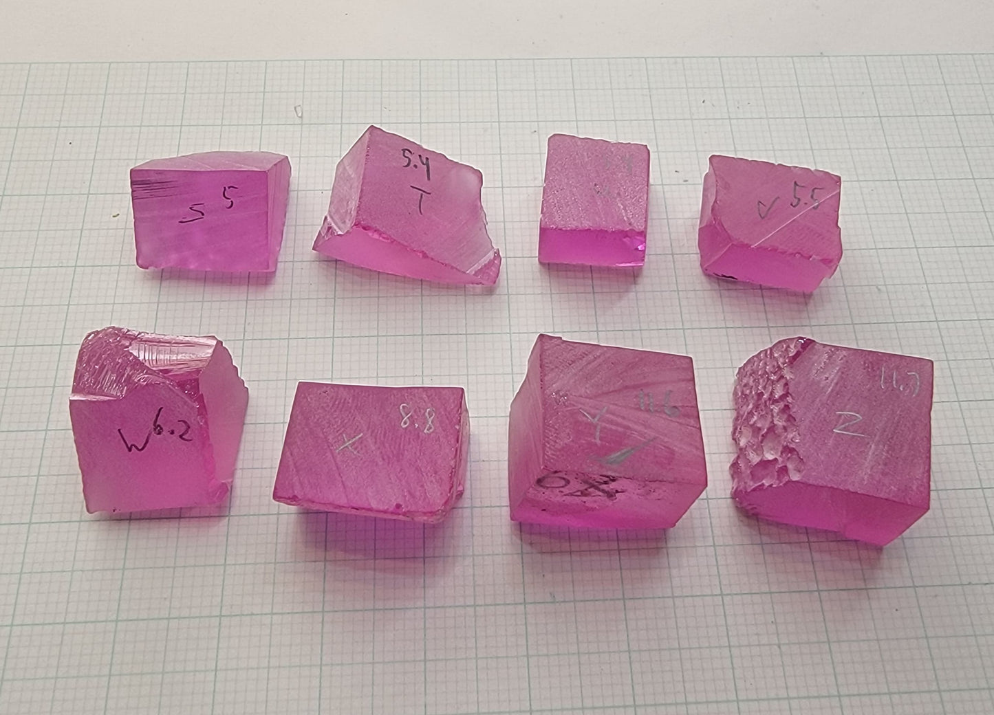 SDI/'Star Wars' Laser Ruby Facet Rough, Cold War Ruby