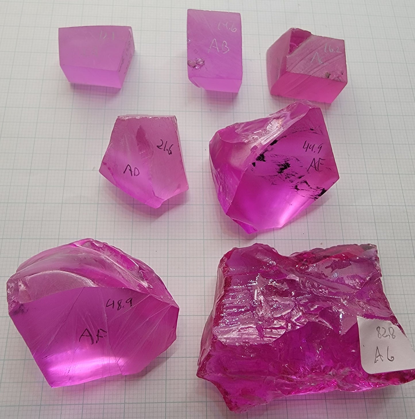 SDI/'Star Wars' Laser Ruby Facet Rough, Cold War Ruby