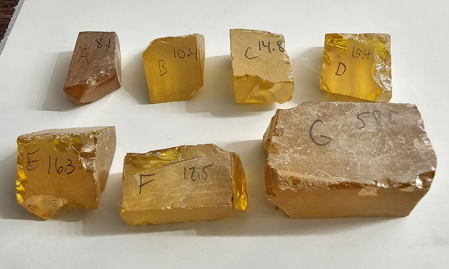 BGO20 Bismuth Germanate Facet Rough