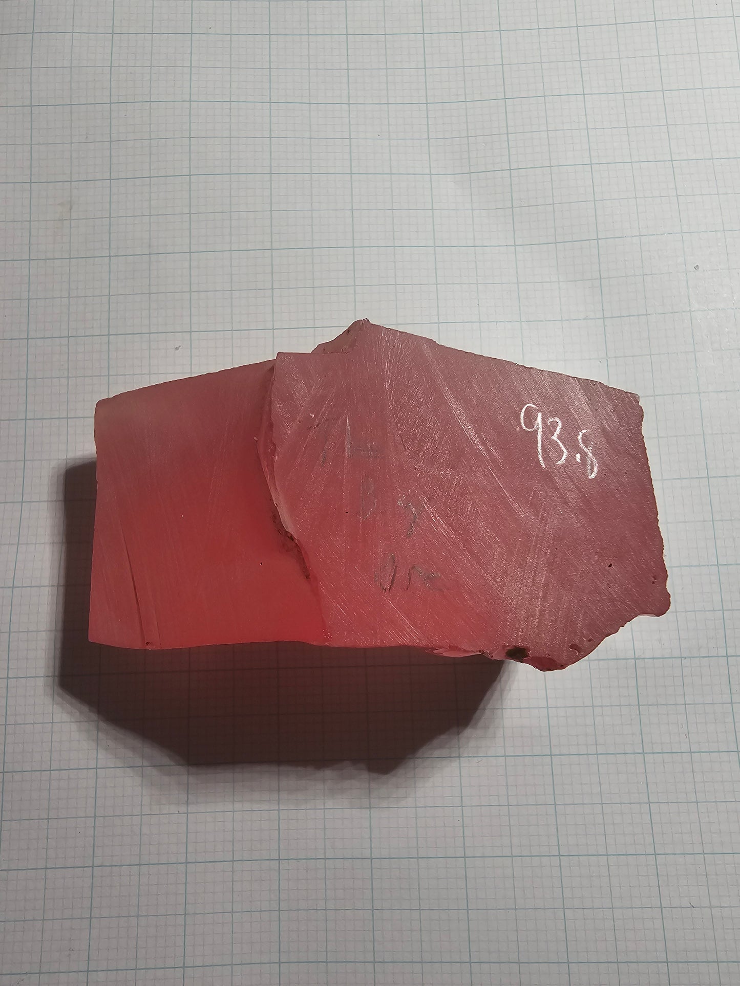 Titanium Laser Sapphire Facet Rough Lab Created Crystals