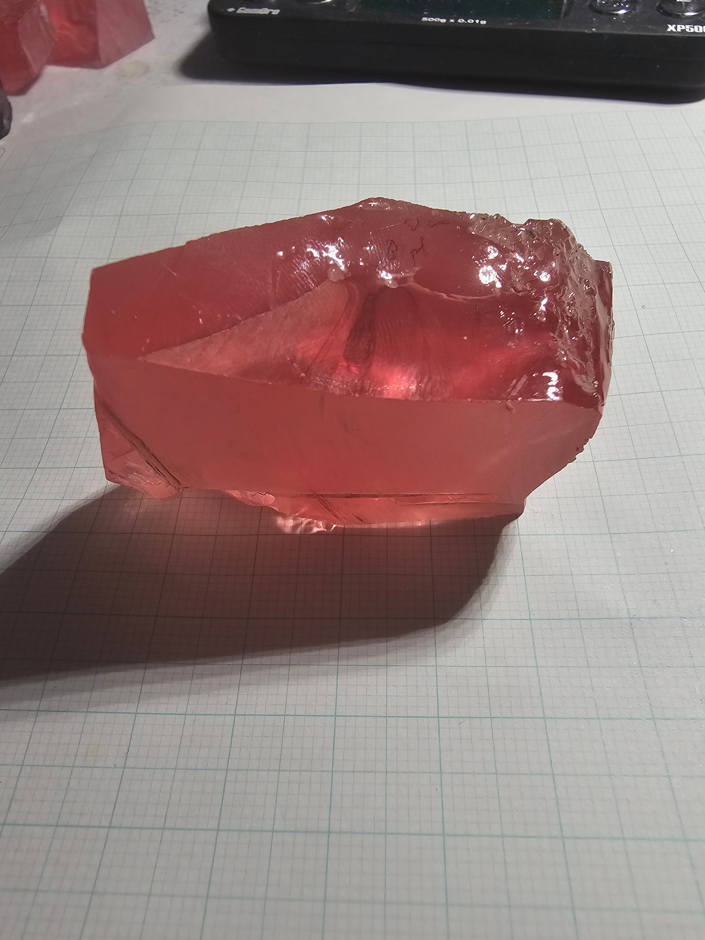 Titanium Laser Sapphire Facet Rough Lab Created Crystals