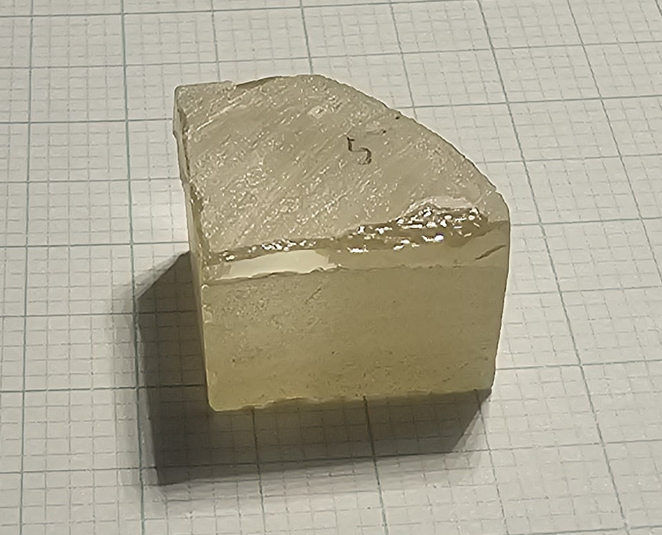 Rutile Facet Rough, Lab Created Rutile Uncut