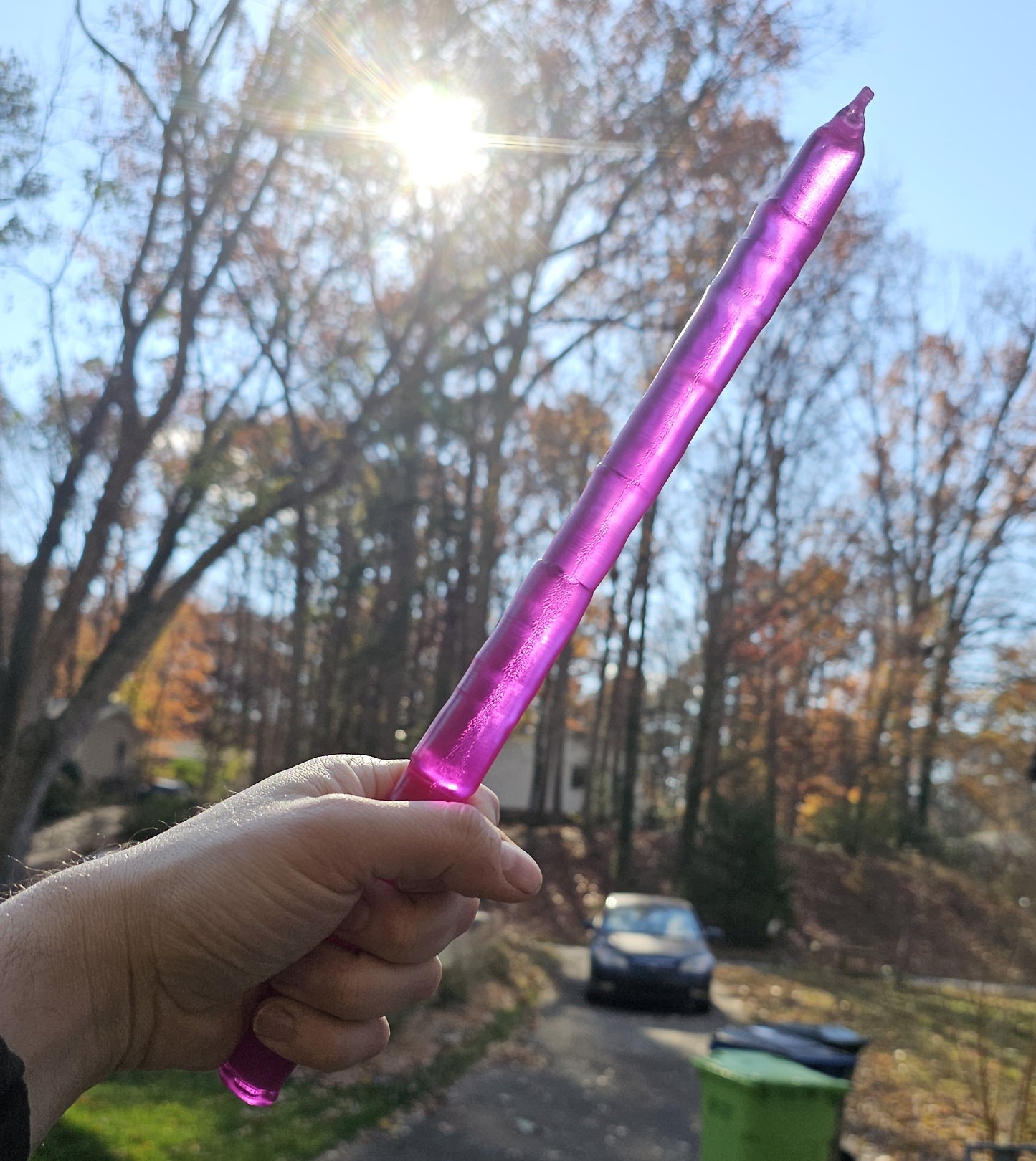 Giant Soviet Laser(?) Ruby Crystal, Wand or Sword Blade
