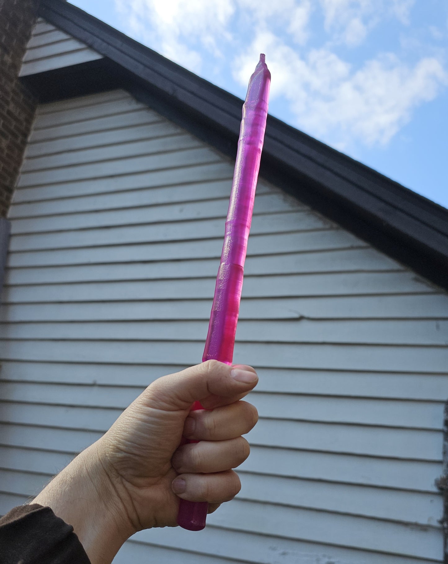 Giant Soviet Laser(?) Ruby Crystal, Wand or Sword Blade