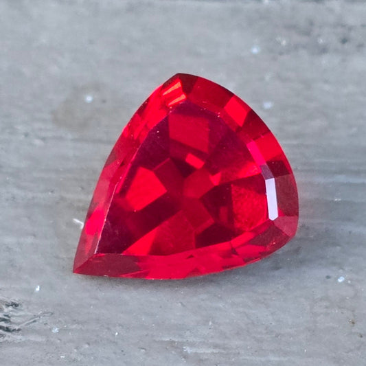 Czochralski Ruby Cut Stone "The Red Stone of Aja"