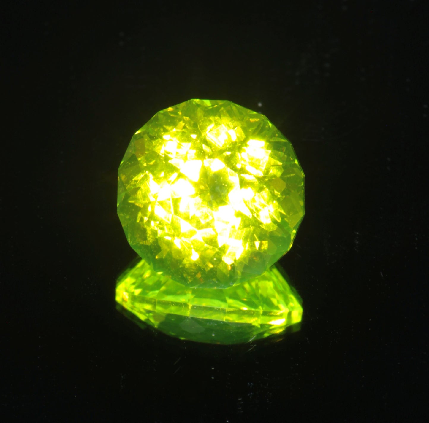 LuAG Lumogarnet Faceted Loose Gems