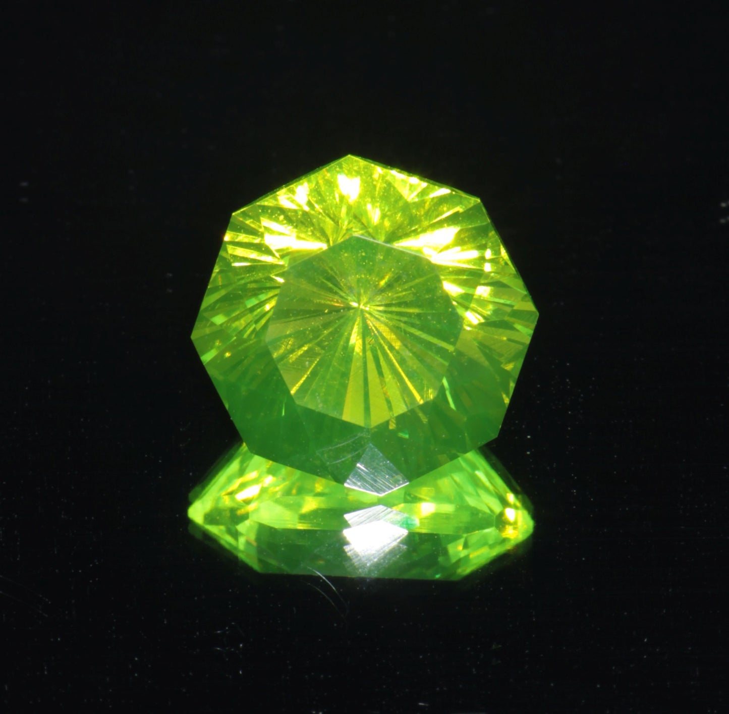LuAG Lumogarnet Faceted Loose Gems