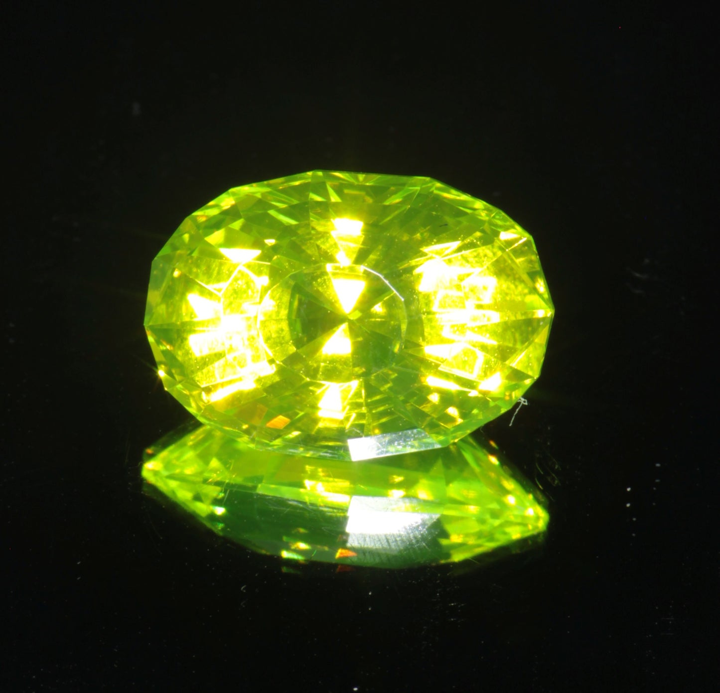 LuAG Lumogarnet Faceted Loose Gems