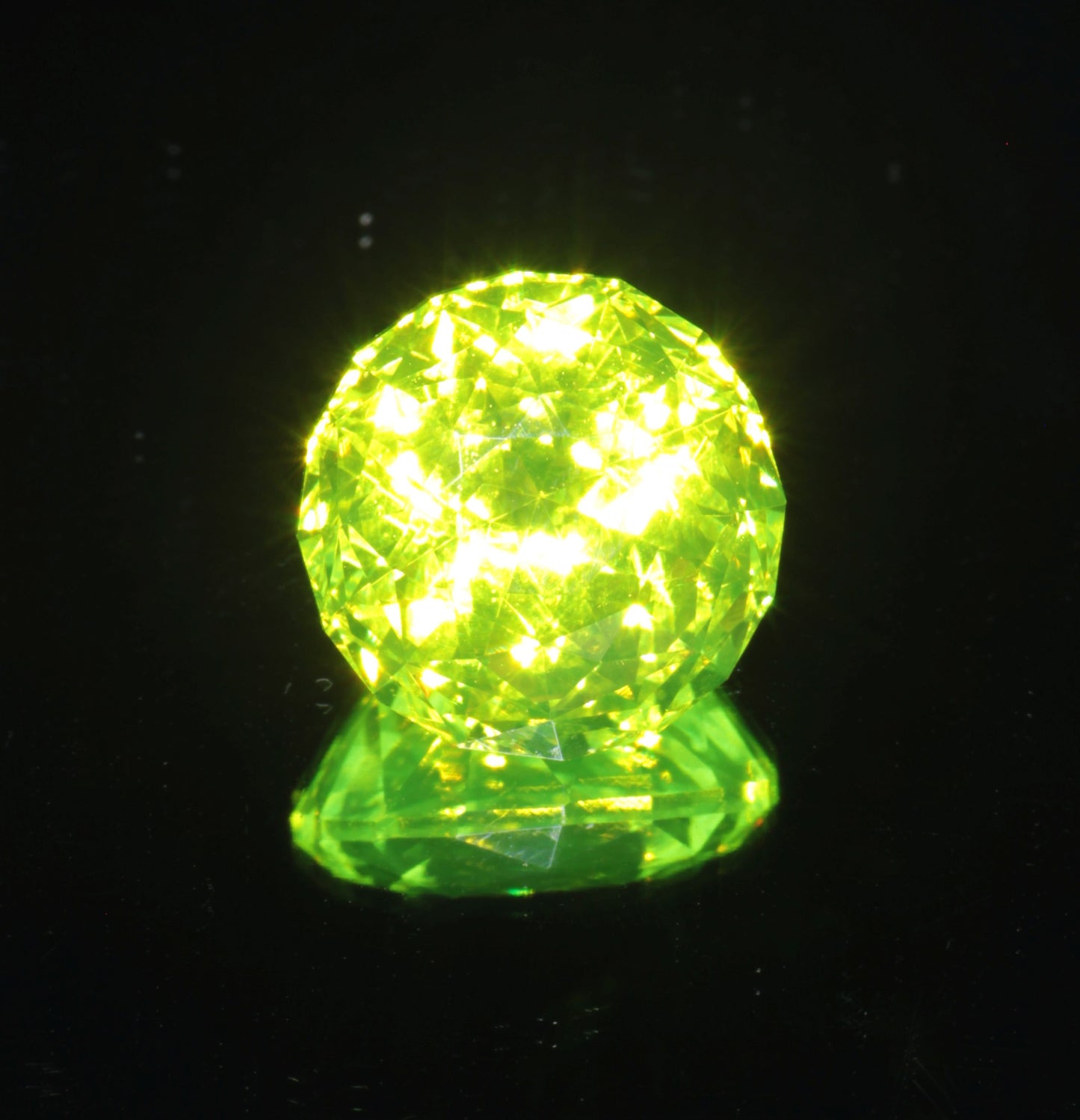 LuAG Lumogarnet Faceted Loose Gems
