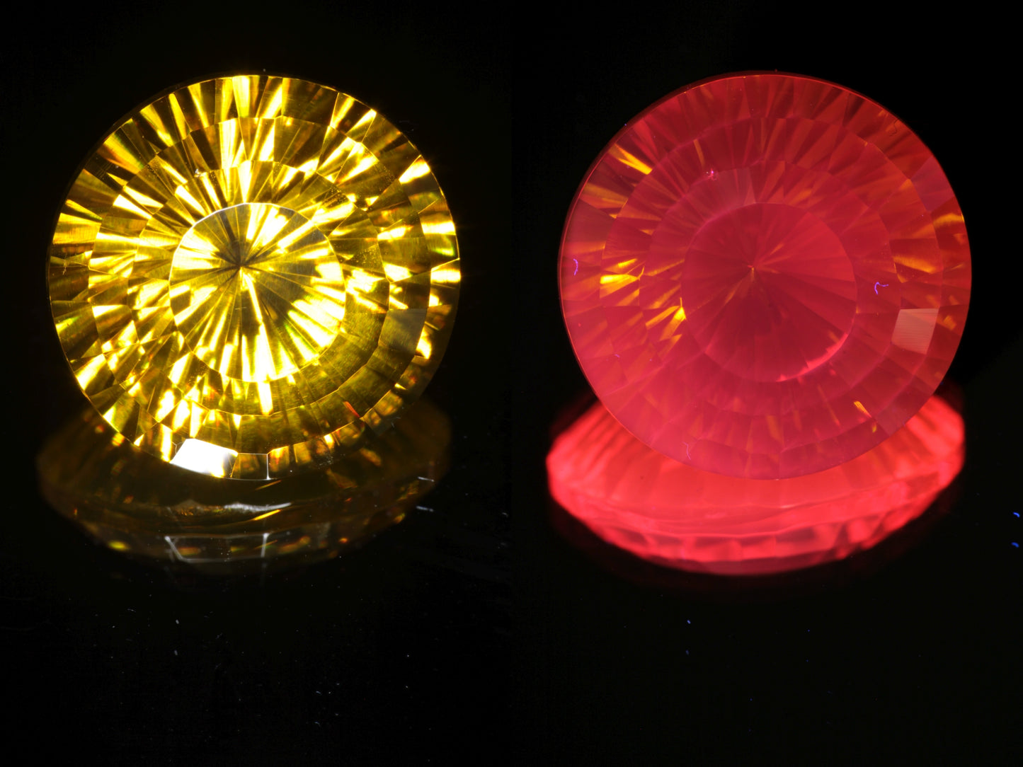 Calibrated Fantasy Cut Laser Garnets