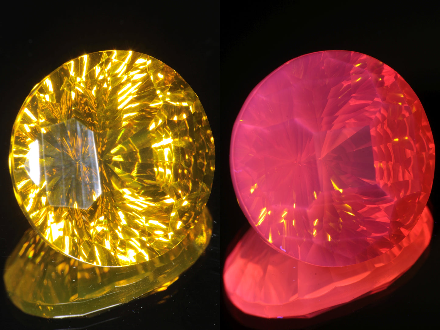Giant Fantasy Cut Laser Garnets