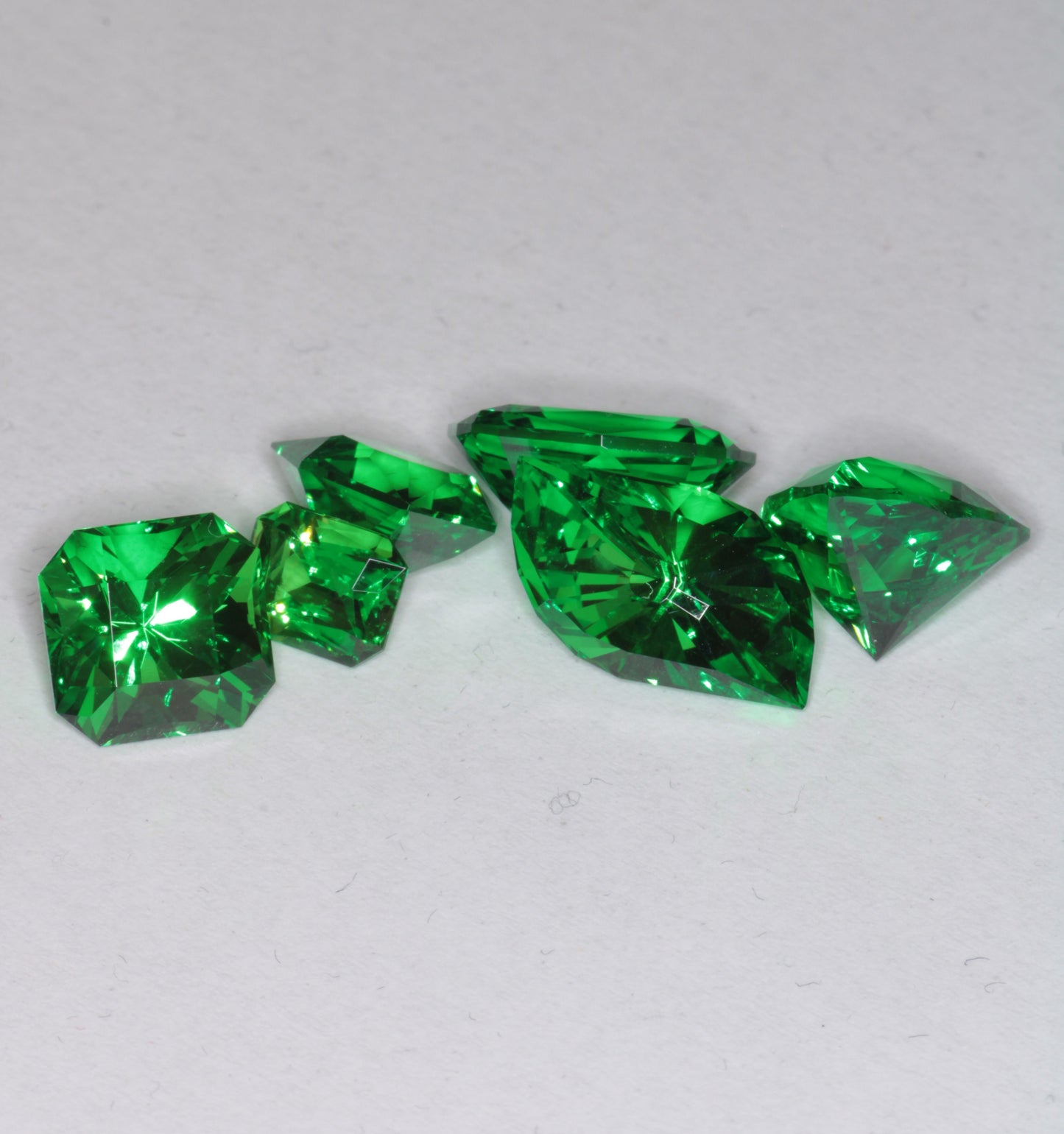 CTH YAG Faceted Loose Stones of Green Laser Garnet