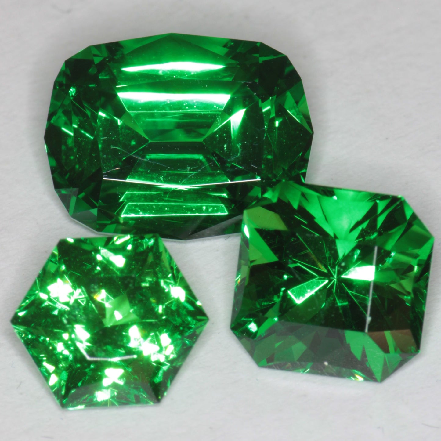 CTH YAG Faceted Loose Stones of Green Laser Garnet