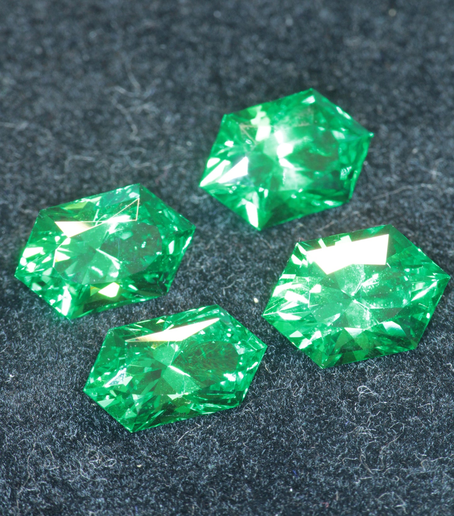 CTH YAG Faceted Loose Stones of Green Laser Garnet
