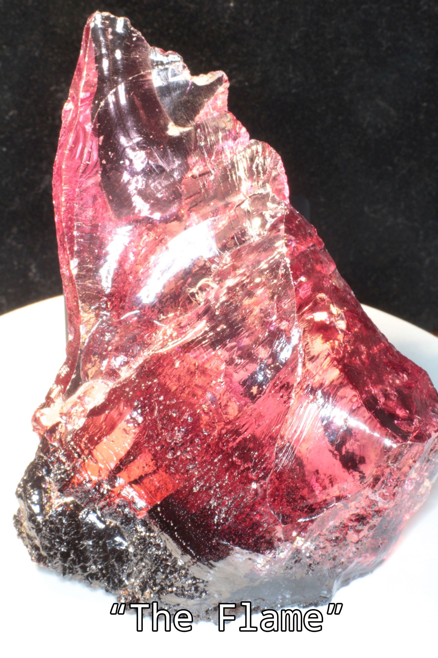 Titanium Laser Sapphire Shards, Chunks and Display Pieces