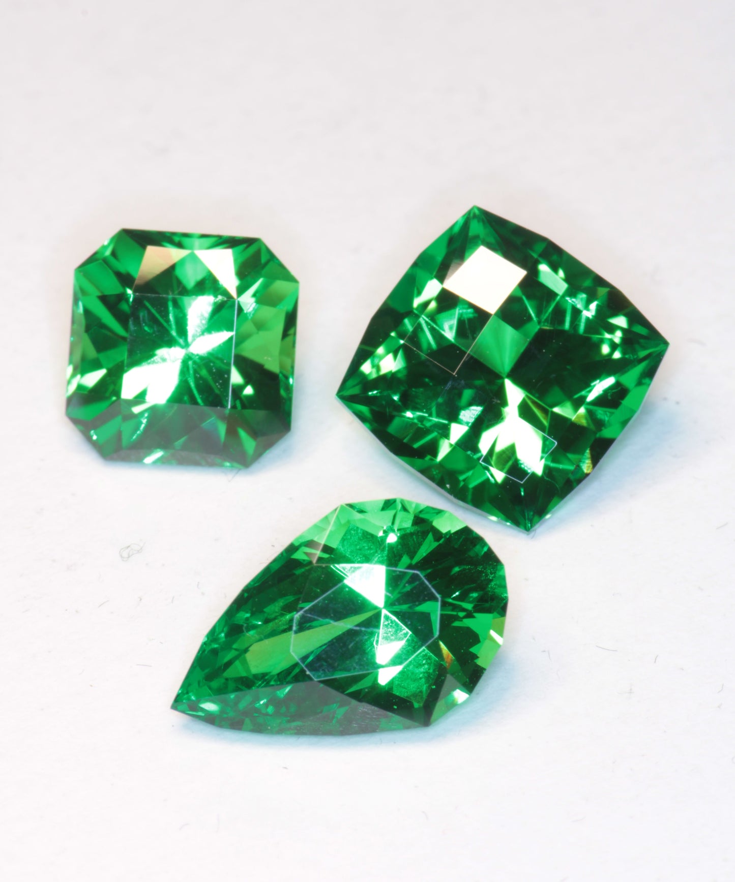 CTH YAG Faceted Loose Stones of Green Laser Garnet