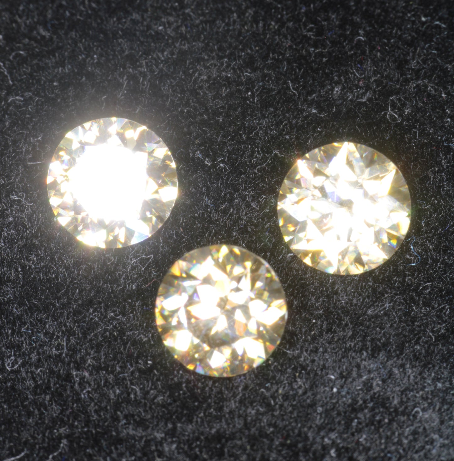 Smoky Moissanite, Loose Golden Grey Moissanite Gems