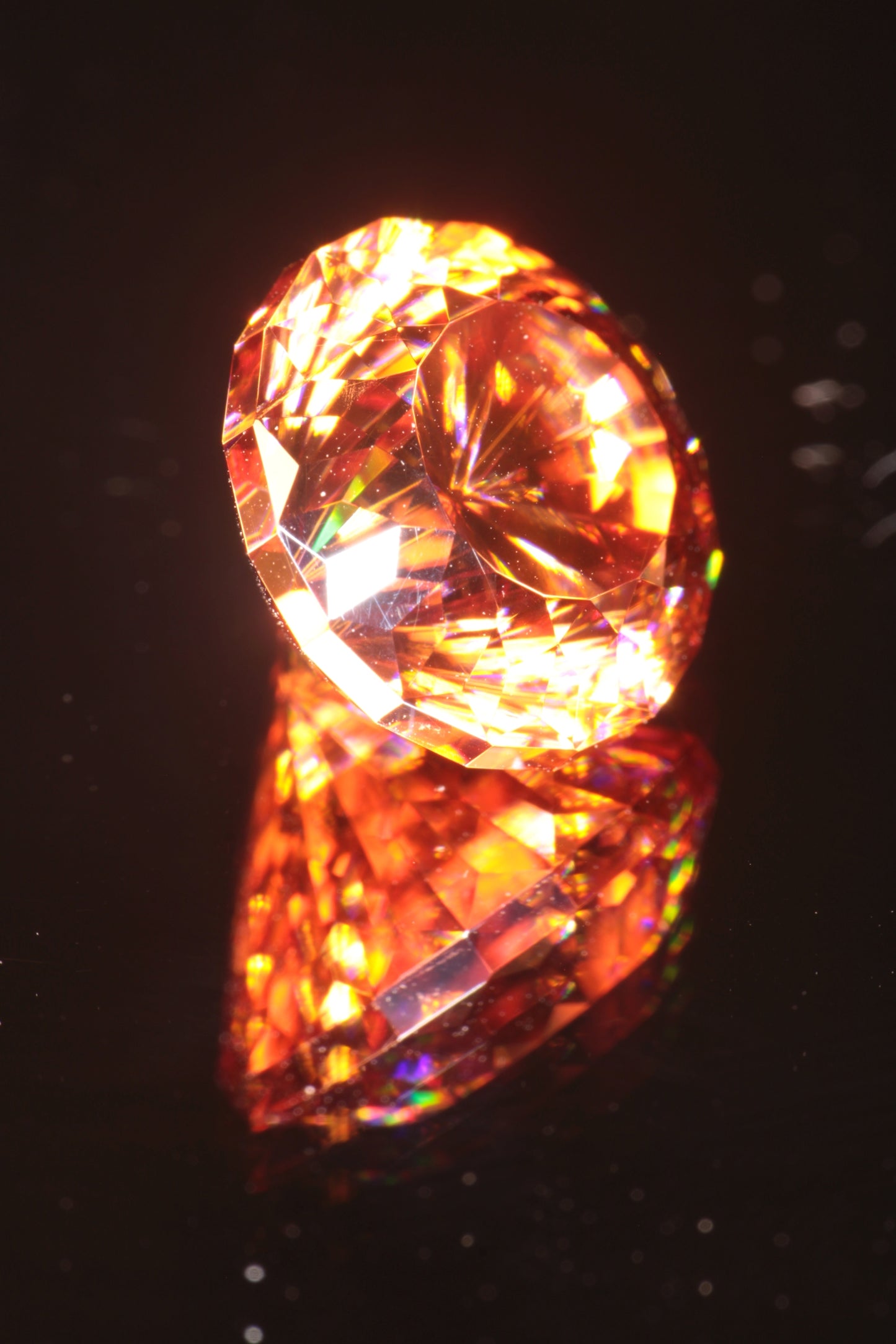 Hologram Crystal (Iron-Doped Lithium Niobate) faceted Stones