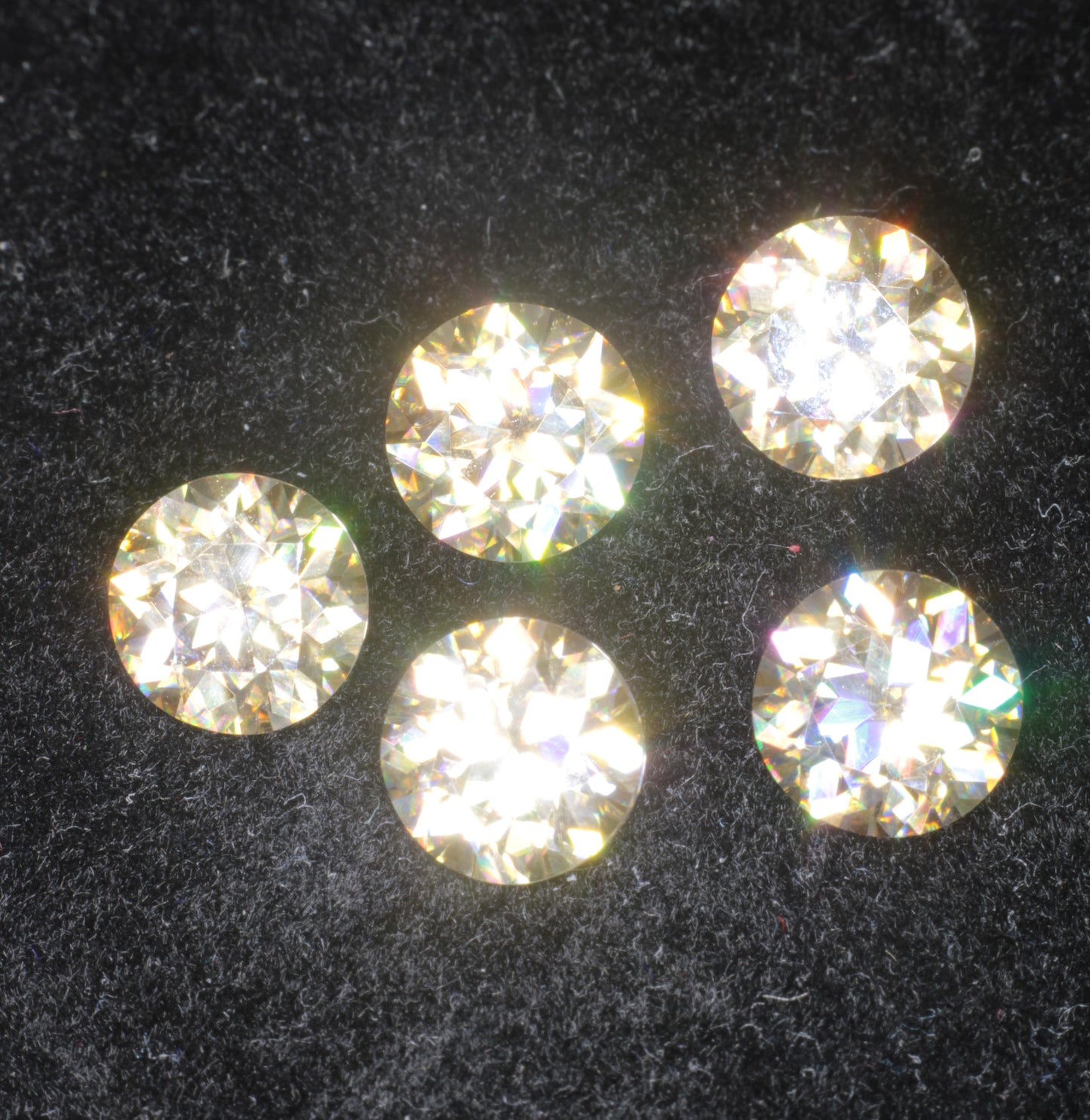 Smoky Moissanite, Loose Golden Grey Moissanite Gems