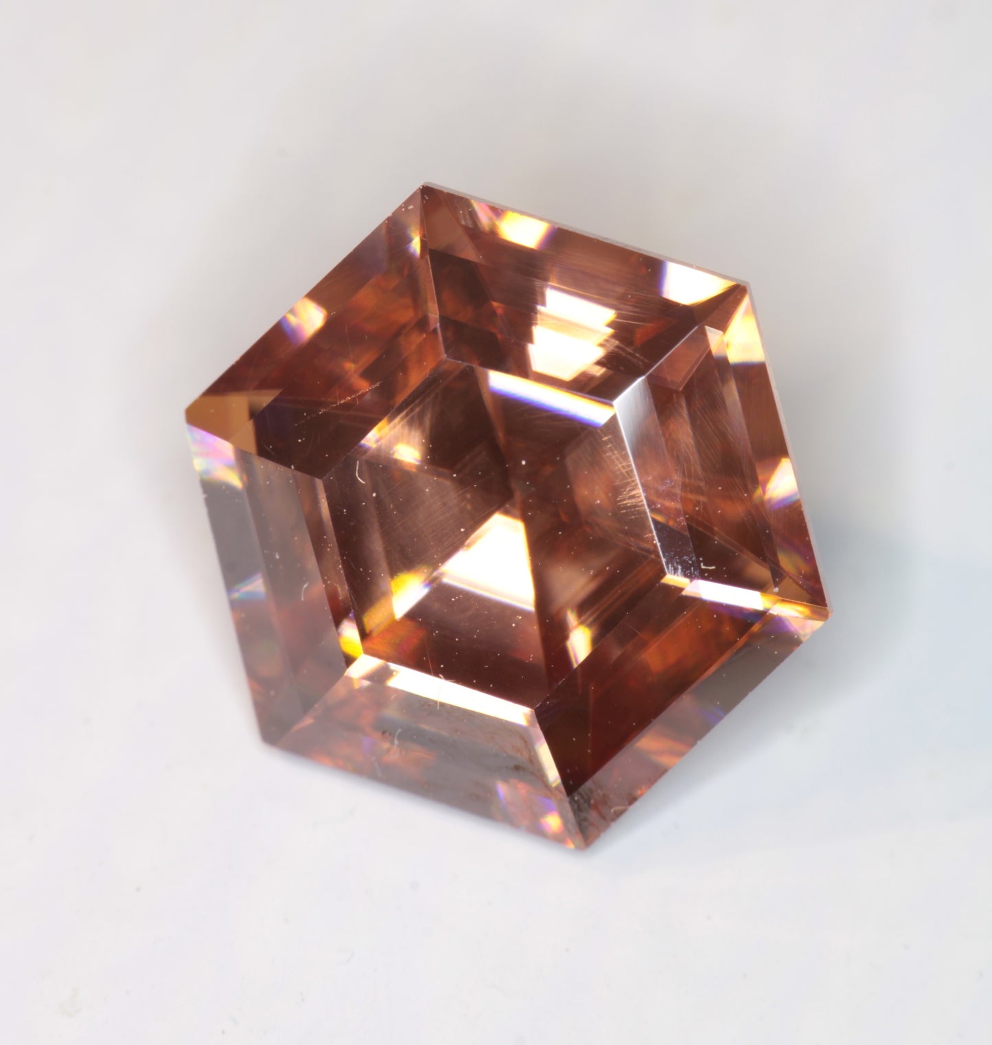 Hologram Crystal (Iron-Doped Lithium Niobate) faceted Stones