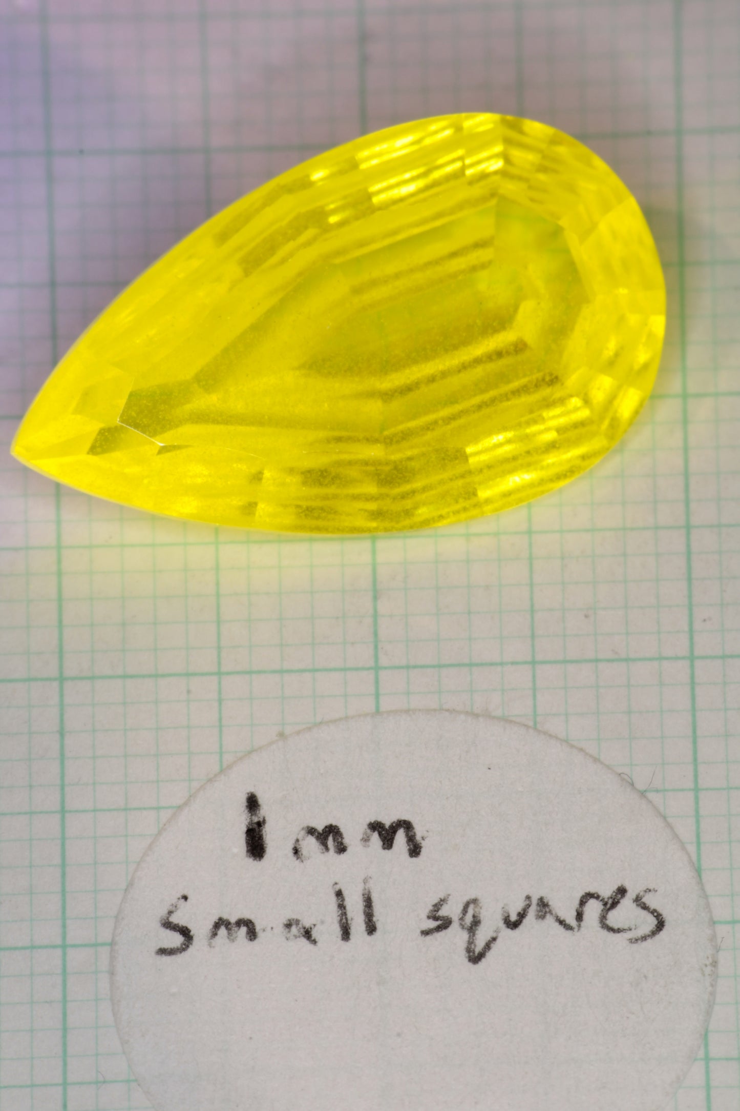 Fantasy cut GAGG Lumogarnet with Bubbles Loose Faceted Stones