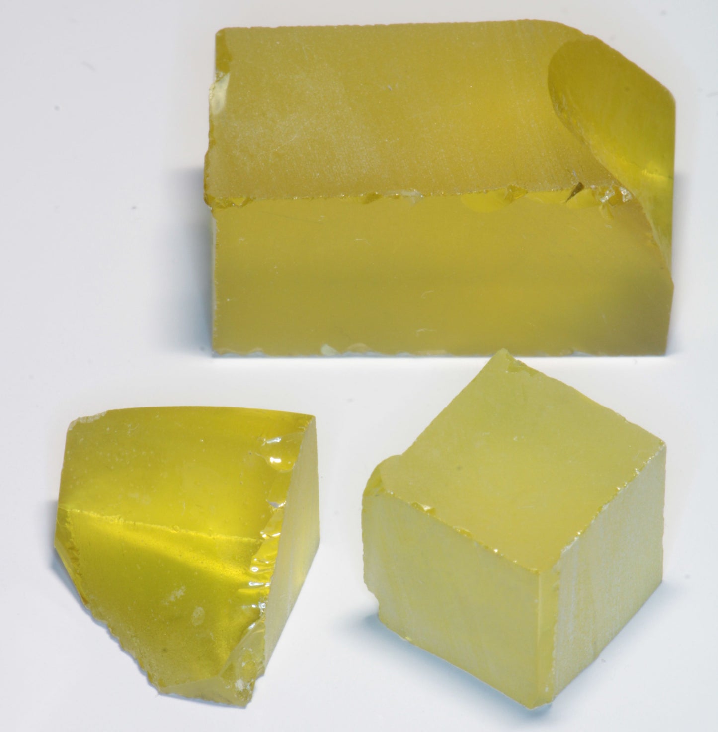 Special Golden Yellow "Nobalt" Sapphire Facet Rough aka "Arya's Folly", Czochralski Grown Labmade Crystal