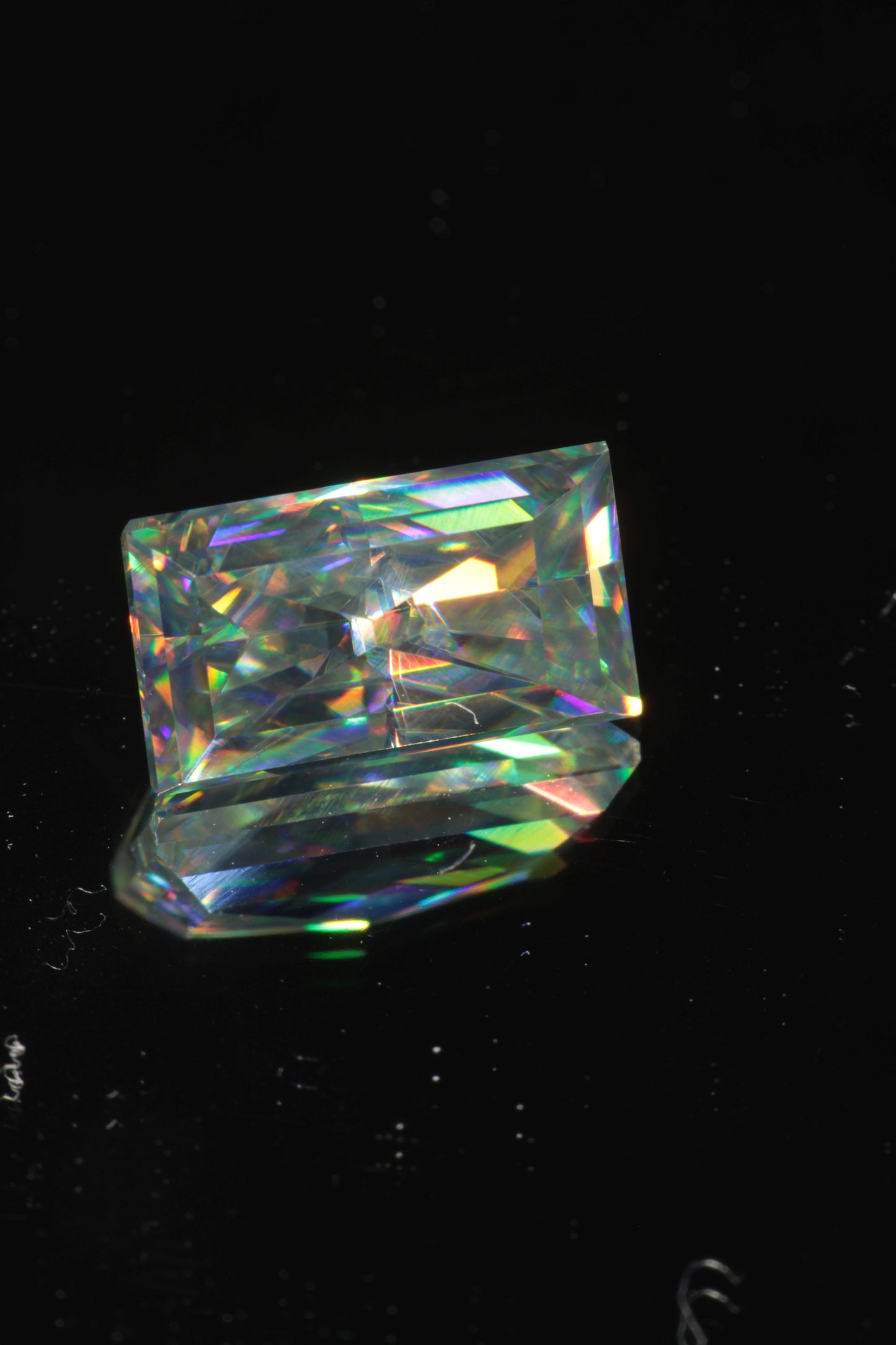 Rutile Gems, Faceted Labmade Loose Gemstones