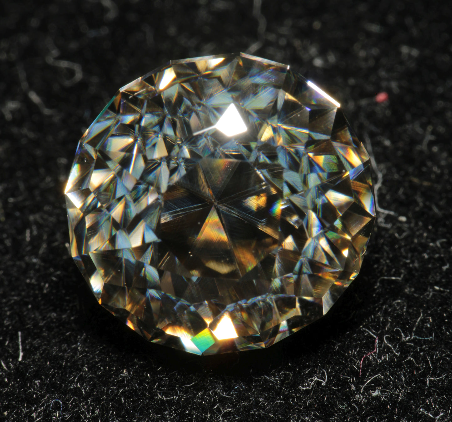 Smoky Moissanite, Loose Golden Grey Moissanite Gems