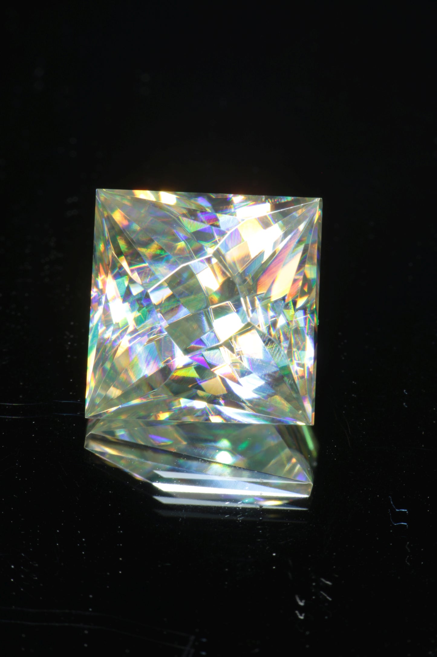 Rutile Gems, Faceted Labmade Loose Gemstones