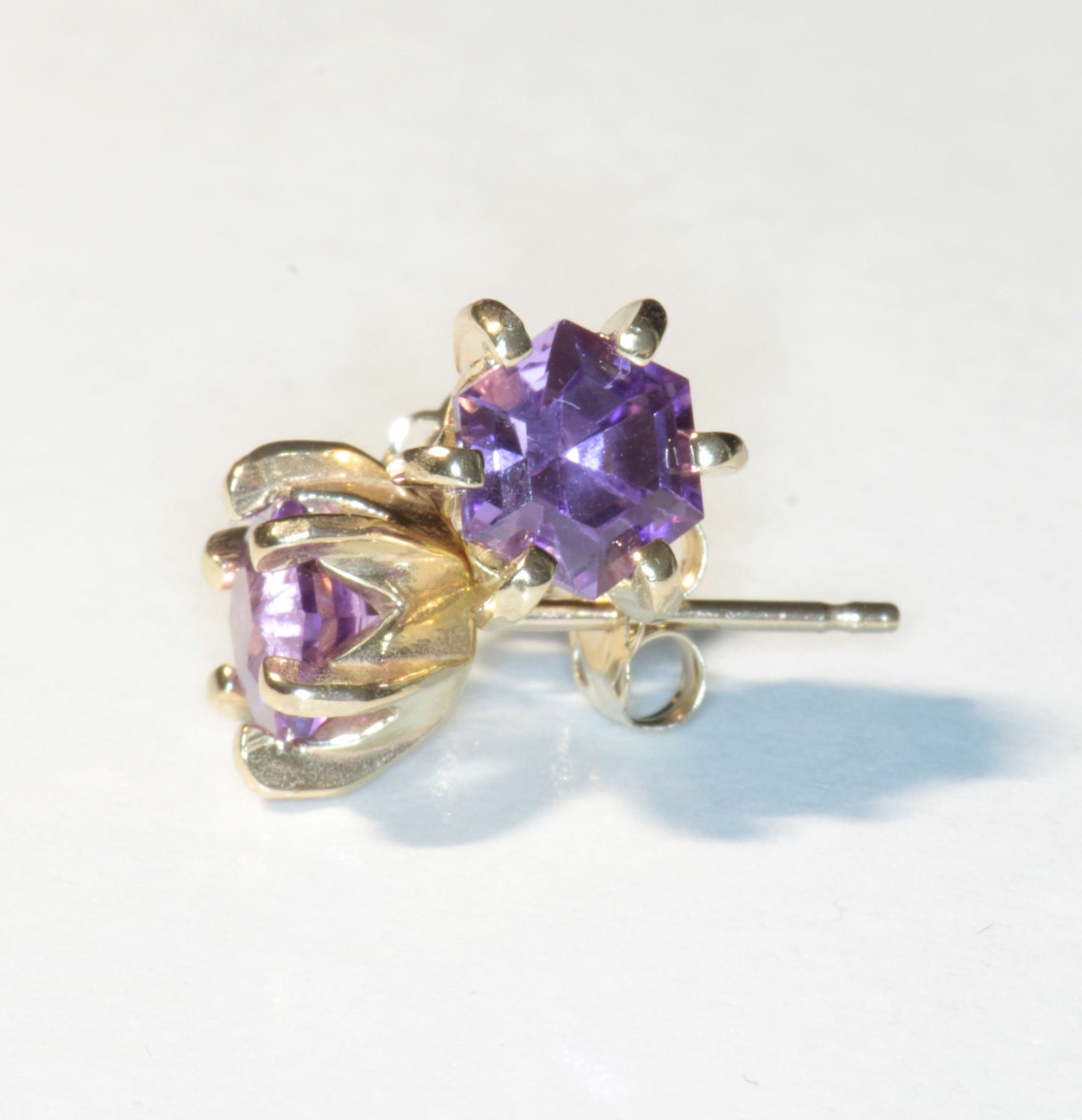 Purple Sapphire Jewelry, Earrings Pendants and Rings, Czochralski Pulled