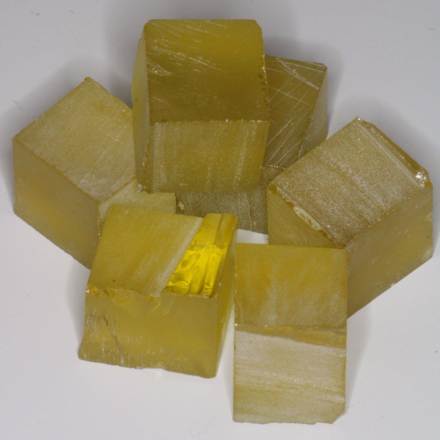 Special Golden Yellow "Nobalt" Sapphire Facet Rough aka "Arya's Folly", Czochralski Grown Labmade Crystal