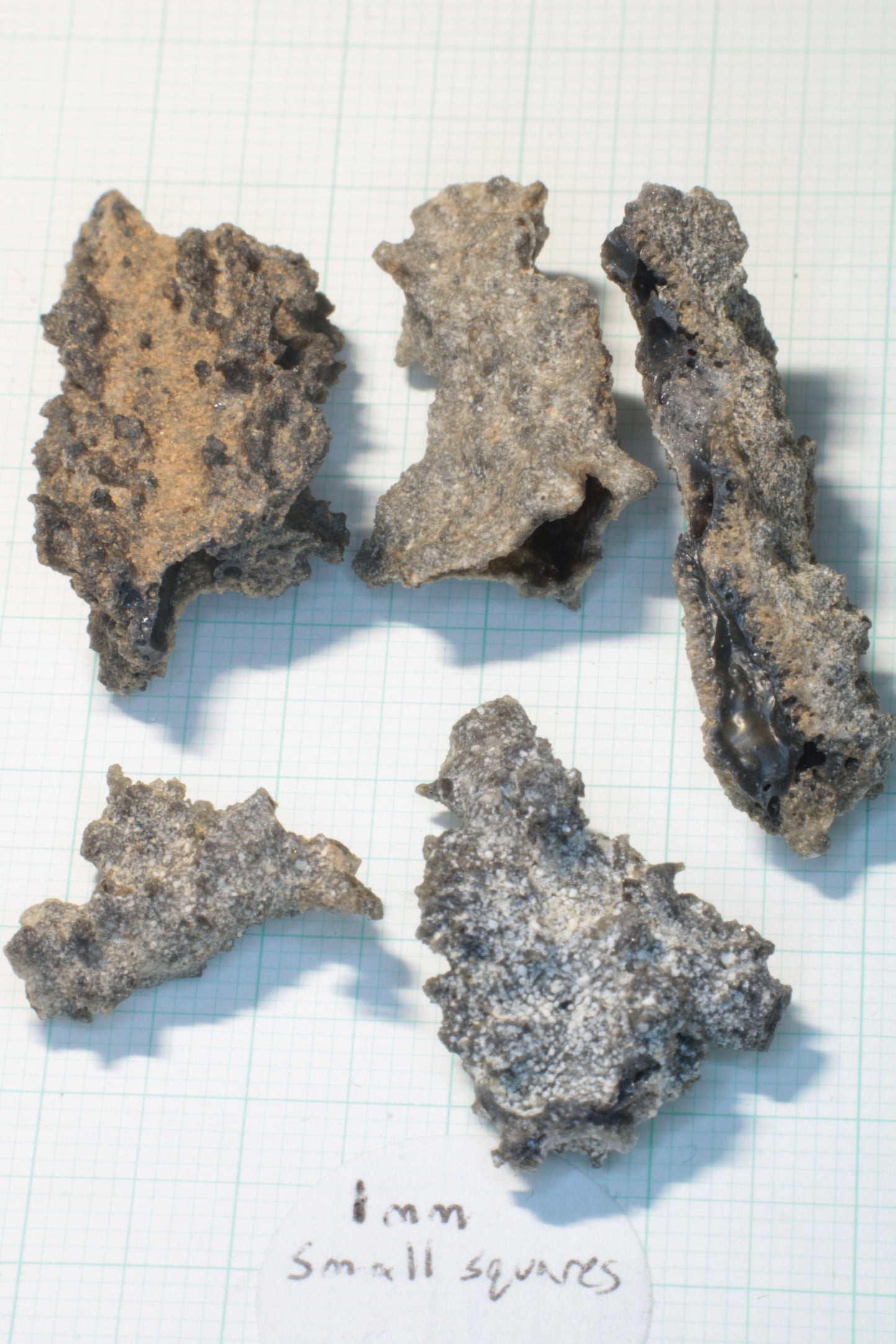 Fulgurite Specimens, Fossil Lightning Glass
