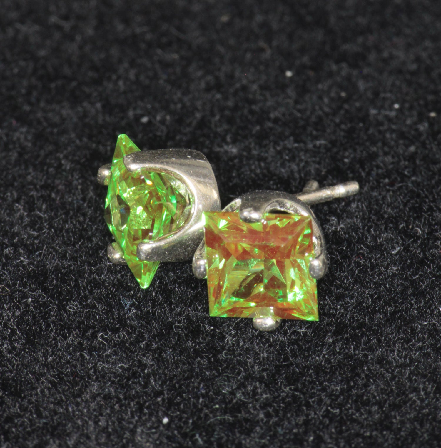 Christmas Garnets (Chromium YAG) Earrings