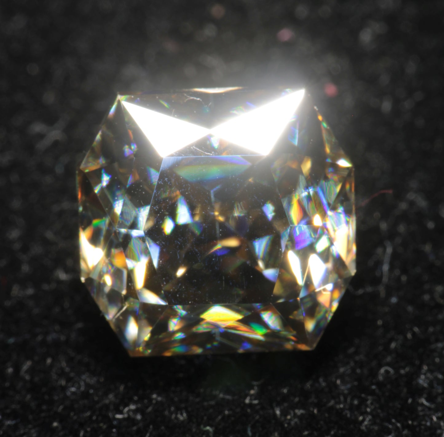 Smoky Moissanite, Loose Golden Grey Moissanite Gems