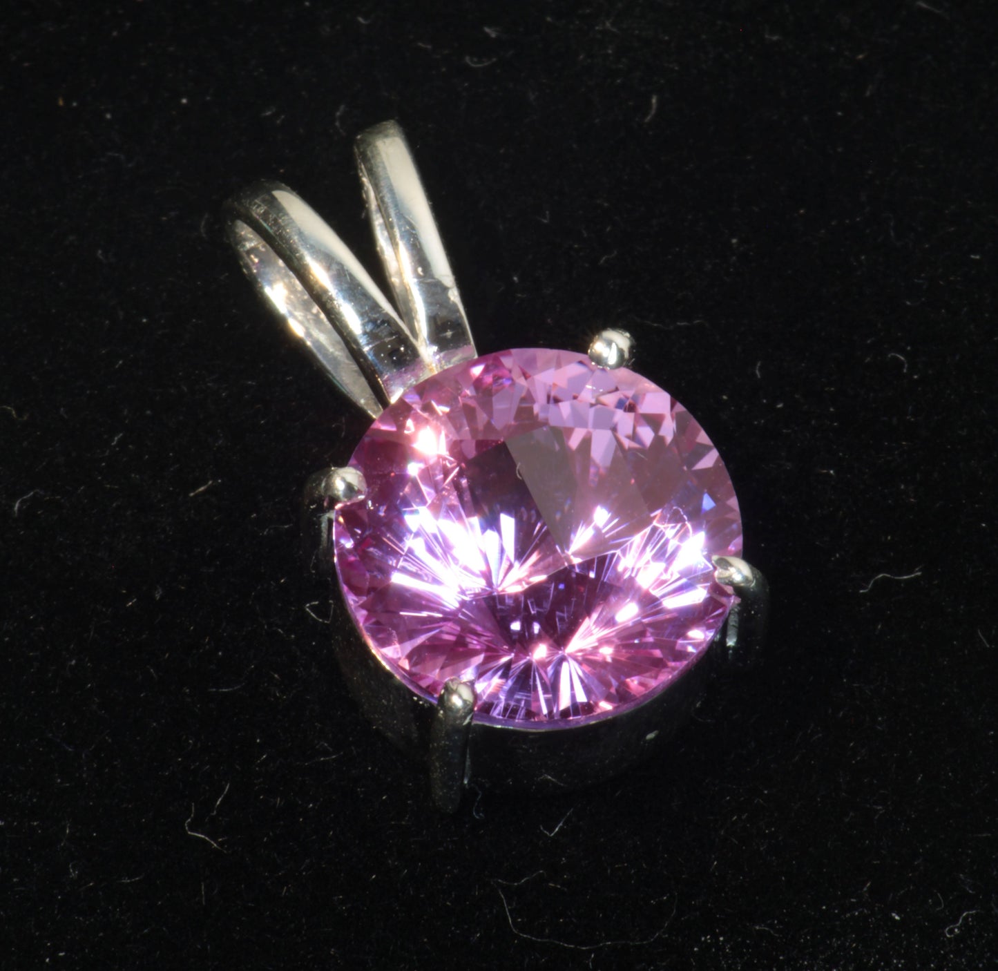 SDI/'Star Wars' Laser Ruby Pendants with F35 Sapphire Accents in Sterling Silver