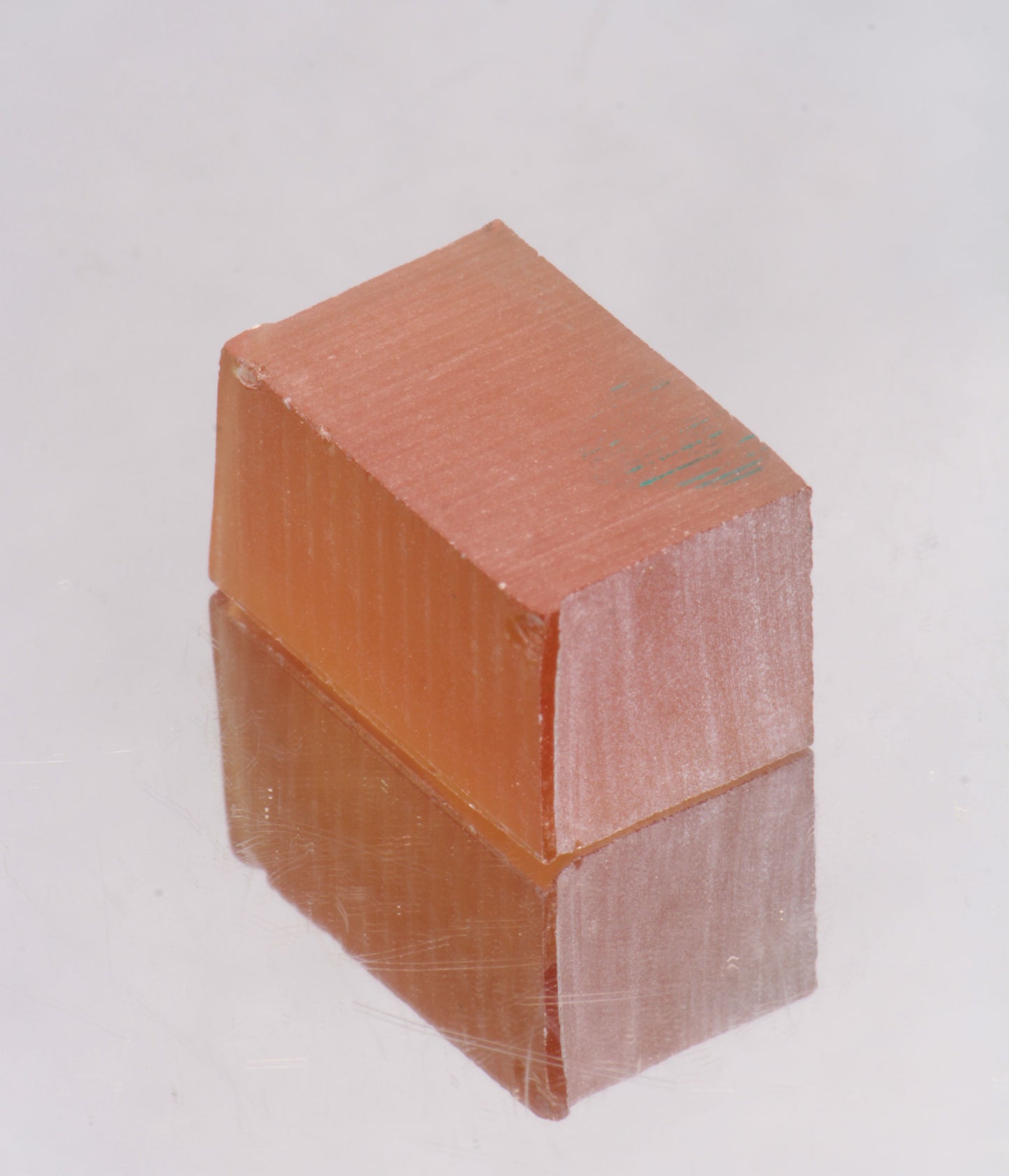 Orange Sapphire Rough, Czochralski Grown Fancy Sapphire Crystals