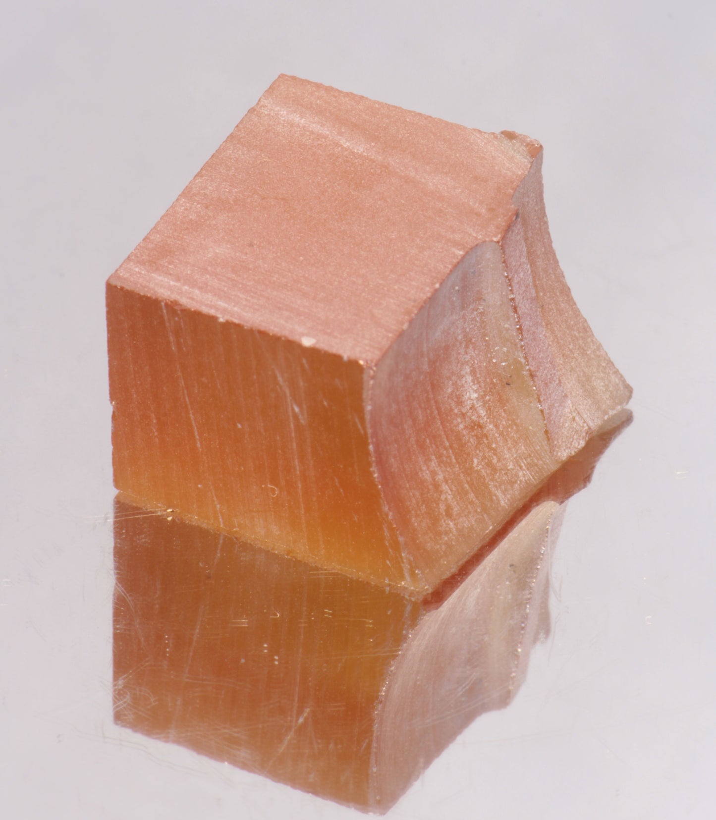 Orange Sapphire Rough, Czochralski Grown Fancy Sapphire Crystals