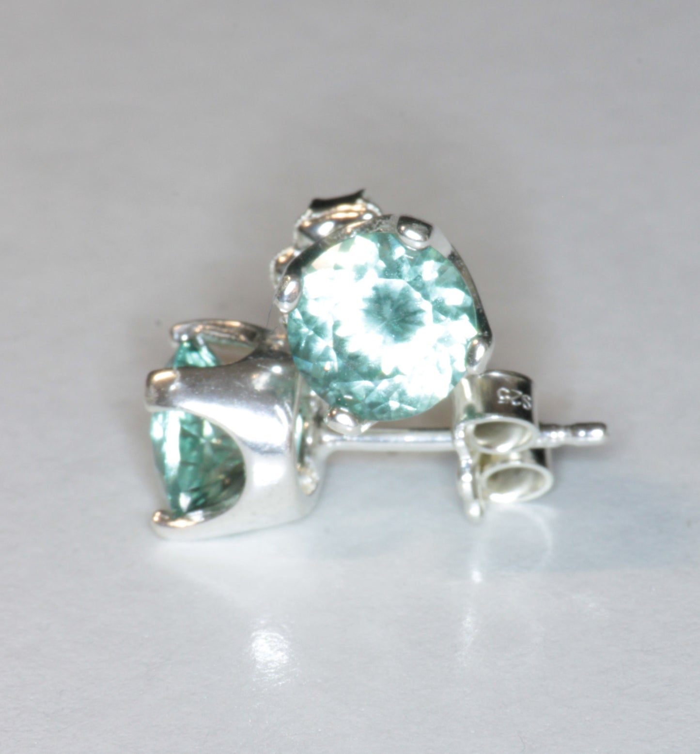 Green Sapphire Earrings