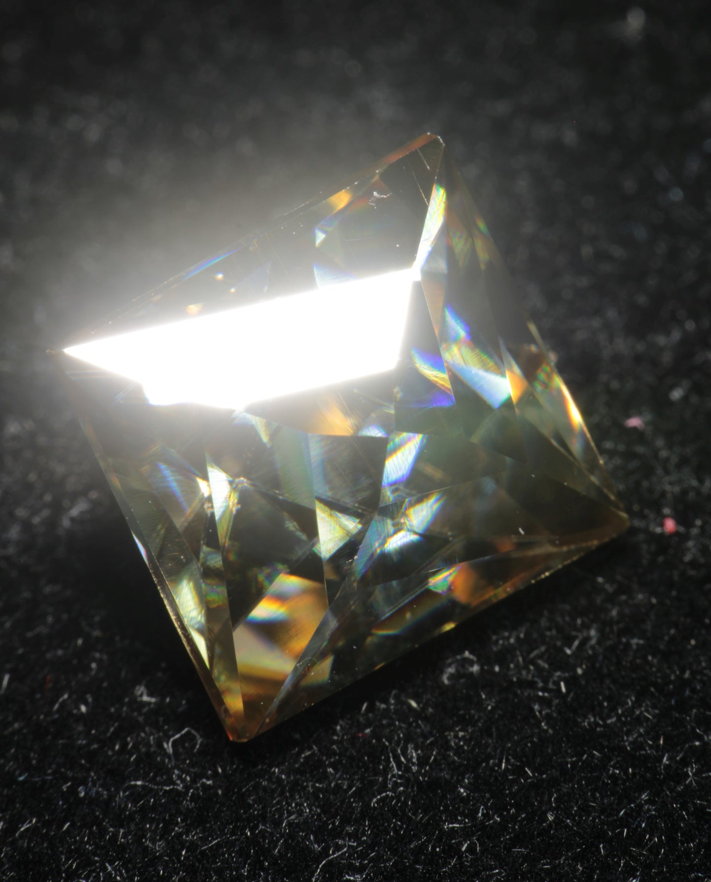 Smoky Moissanite, Loose Golden Grey Moissanite Gems